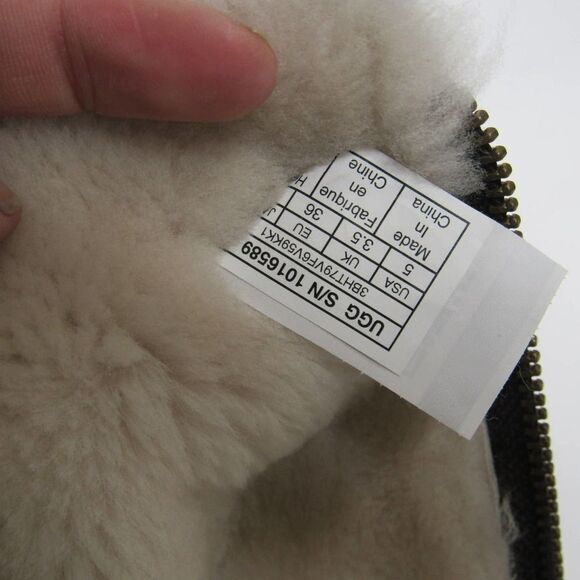 UGG ABREE MINI ZIP BOOTS CHESTNUT - Picture 8 of 9